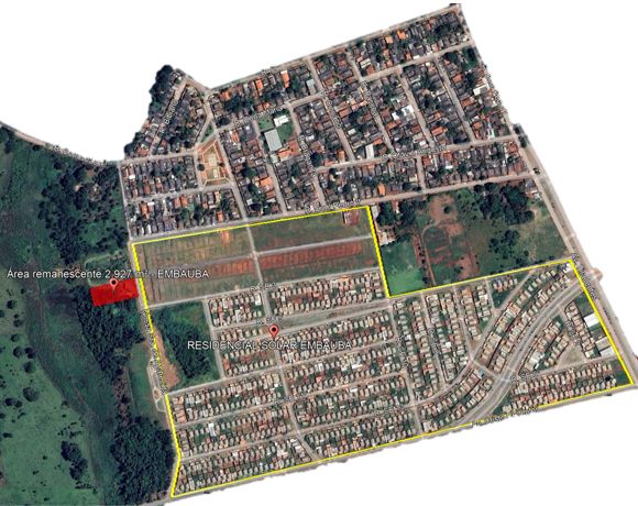 Fachada do imóvel CHÁCARA RESIDENCIAL EMBAÚBA SADSFSD F