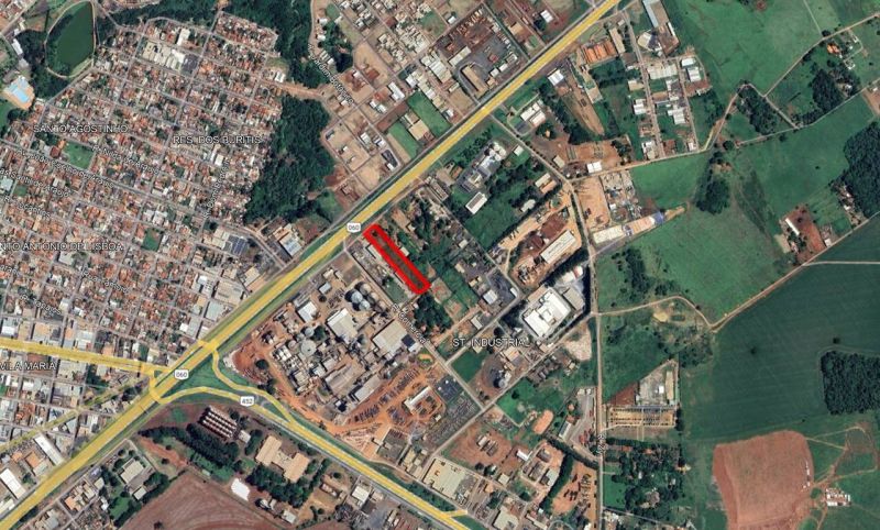 Fachada do imóvel ÁREA À VENDA – SETOR INDUSTRIAL “I” – RIO VERDE/GO